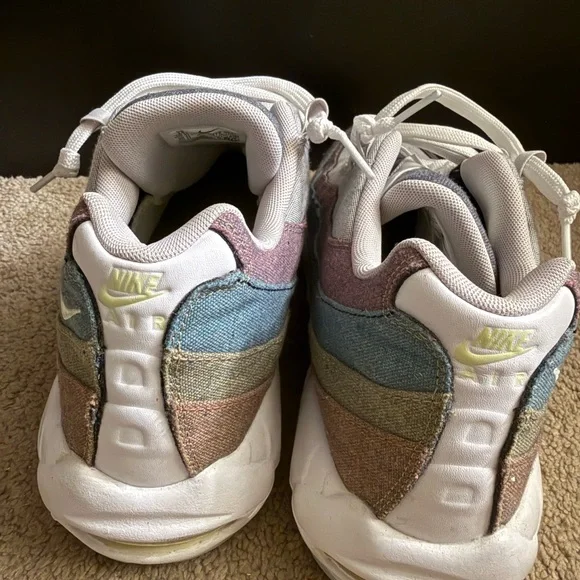 Nike Air Max 95 Multicolor Canvas Sneakers Men’s Size 13 - Picture 7 of 9